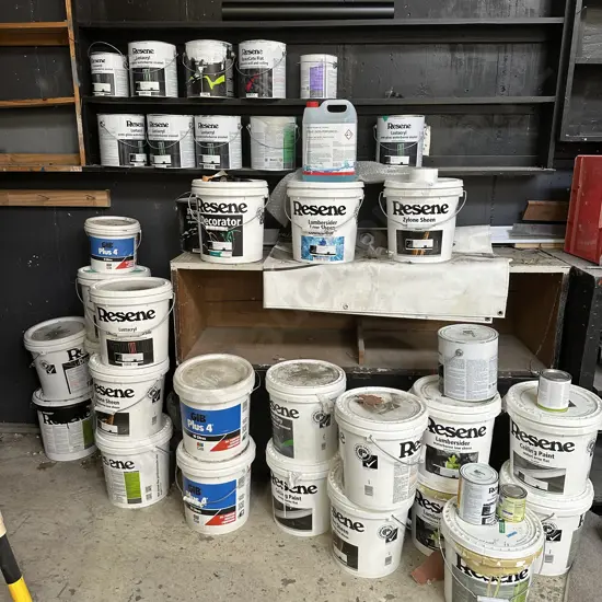 Large lot of paint