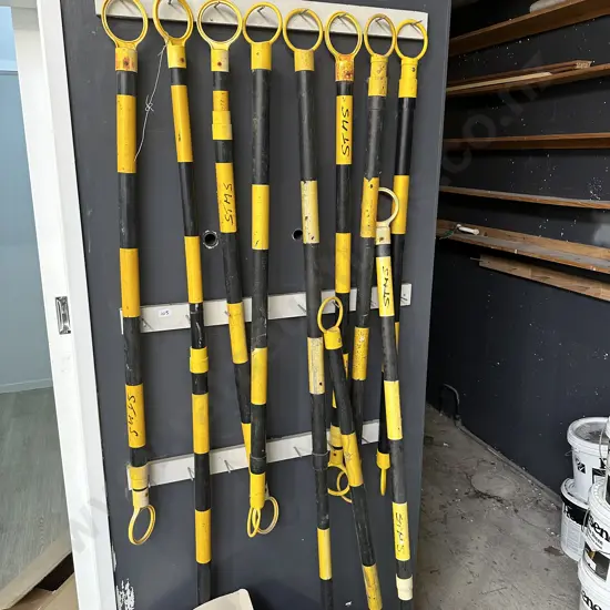 saftey barriers and cones