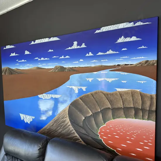 CRATER OF LIFE 2140x1220 in the East African Rift Valley where mankind started. Gallery price approx 25k