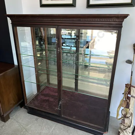 Large colonial display case