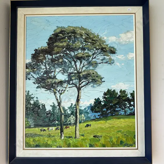 Norman Wooding Oil "Albany Countryside"