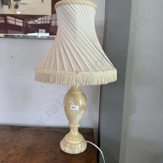 Alabaster lamp