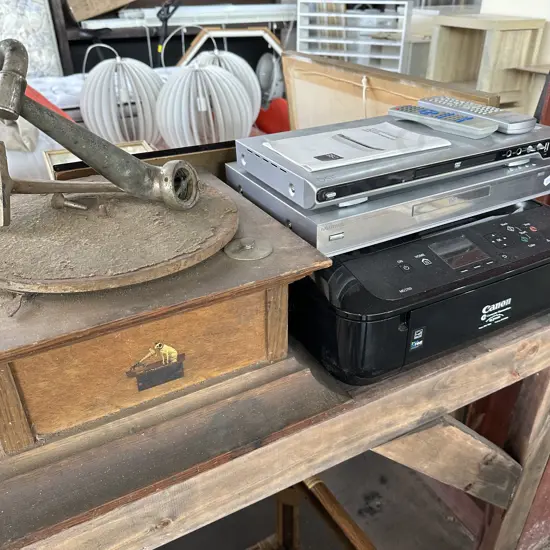 Printer, DVDs, & Gramaphone parts