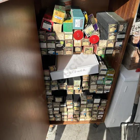 Cabinet full of Pianola rolls