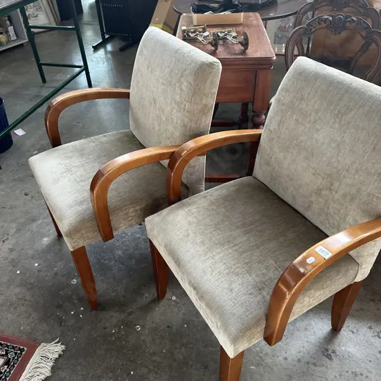 Pr arm chairs
