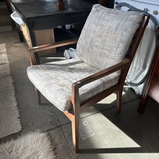 Don Mid Century chair with extra fabric