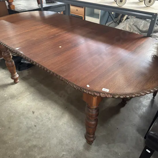 Mahog rope edge table- average