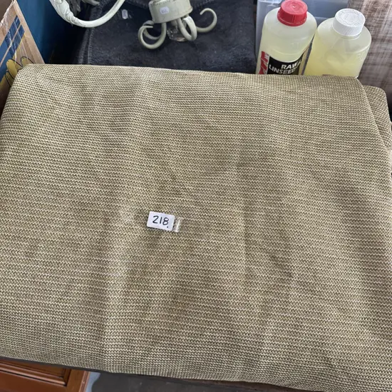 Shade sail needs stitching plus new Linseed bottles x 2