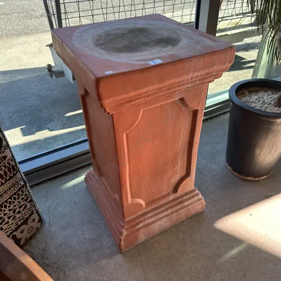 Terracotta plinth 700high
