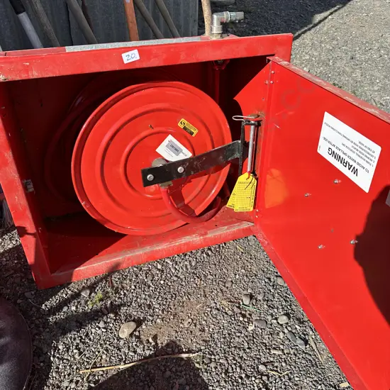 Fire hose and box
