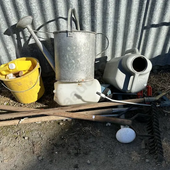 vintage water can etc