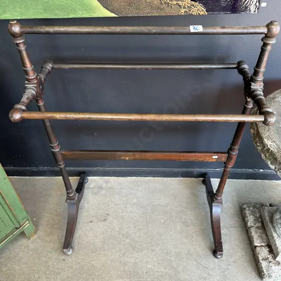 Antique towel rail