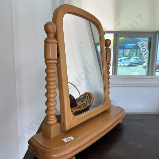 Small Rimu swing mirror