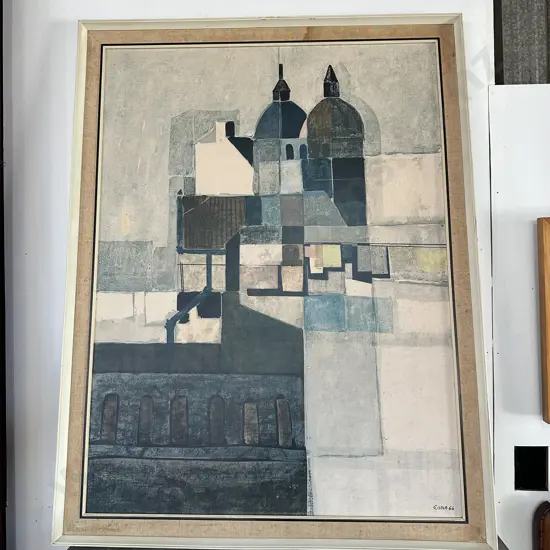 Puzzle board and 60s print