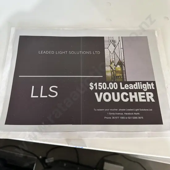 $150 leadlight "repair" voucher