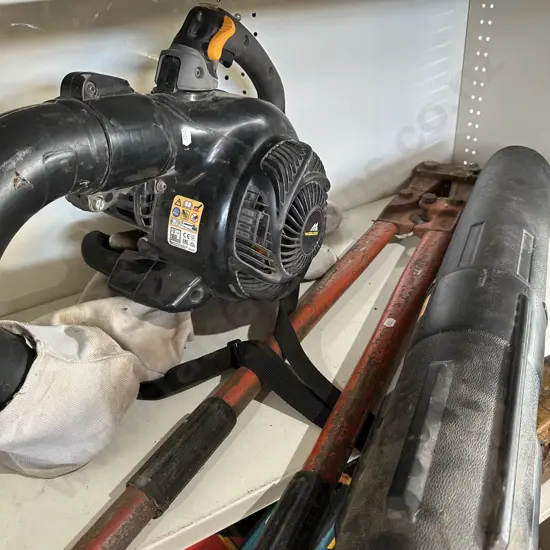 Bolt cutters, blower vac