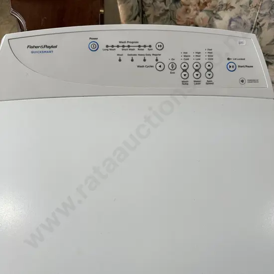 Quicksmart auto washer- very tidy