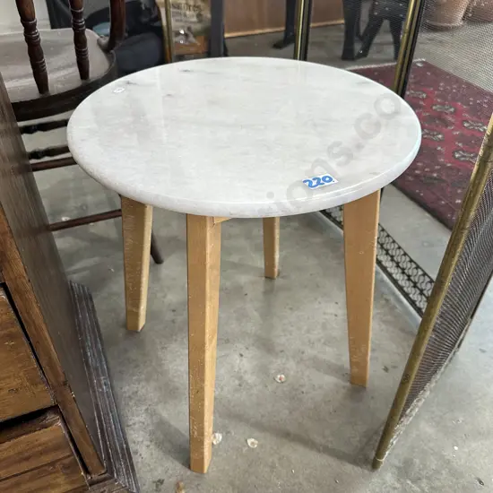 Marble side table
