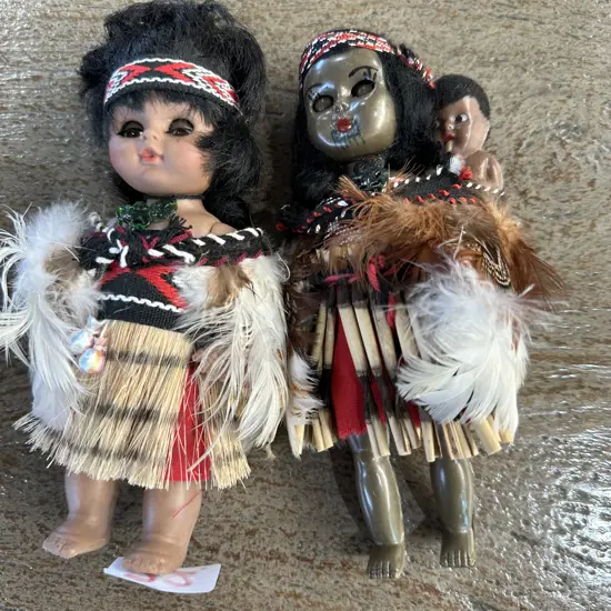 2 Maori Kewpie dolls