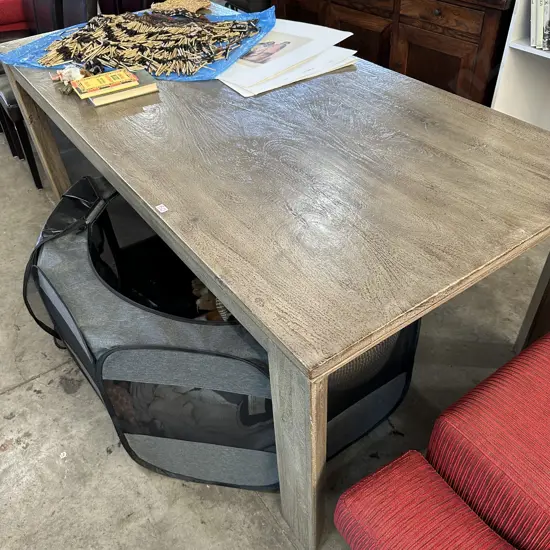 Mango wood table (very heavy, solid) 2200 x 1000