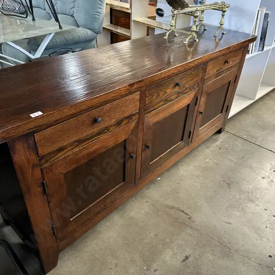 Solid Oak sideboard 1800 x 450