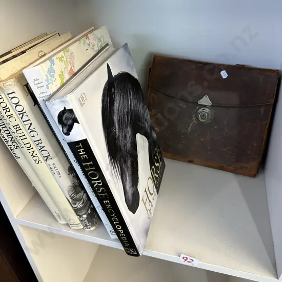 Books and travel case