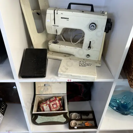 Bernina sewer and sewing box