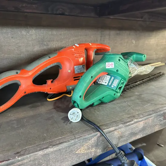 2 electric trimmers