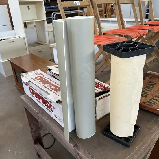 2 roll vinyl sticker and display boards