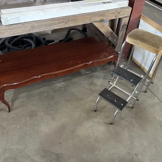 Stool and coffee table