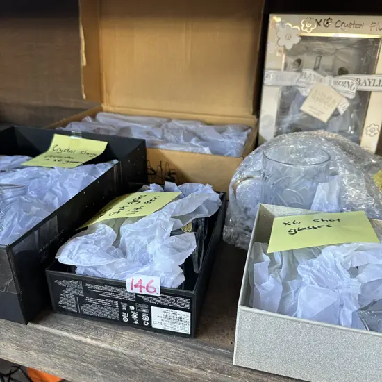 Crystal and glassware