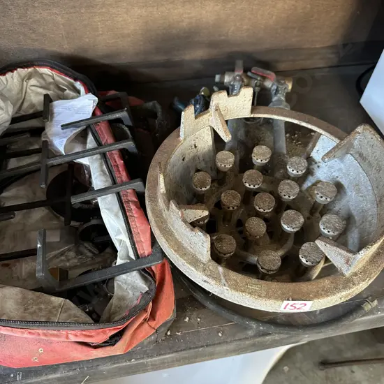 Large gas ring and parts