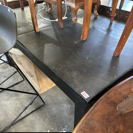 Black table