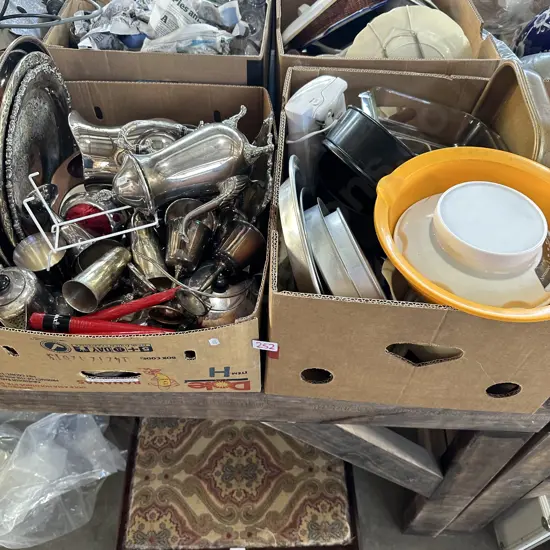 2 box silverware, kitchen