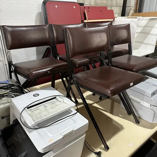 5 vintage office chairs