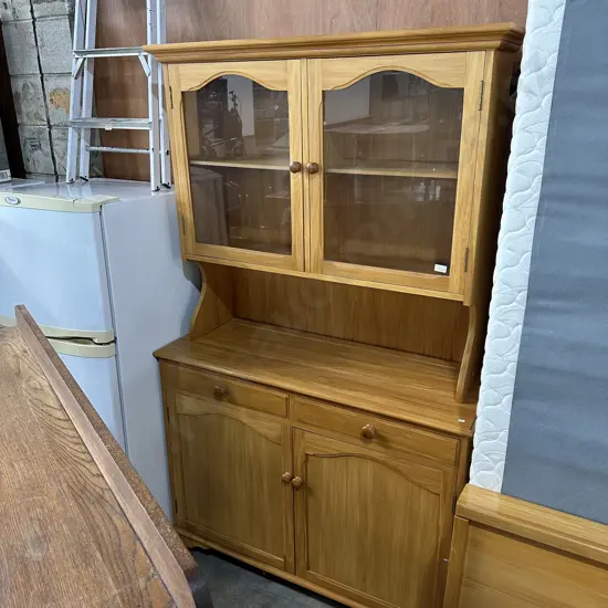 Solid Rimu hutch dresser