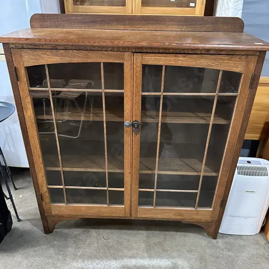 Oak display case