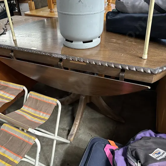 Camping stools, chairs, gas bottle, table