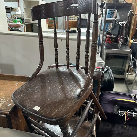 3 x antique chairs