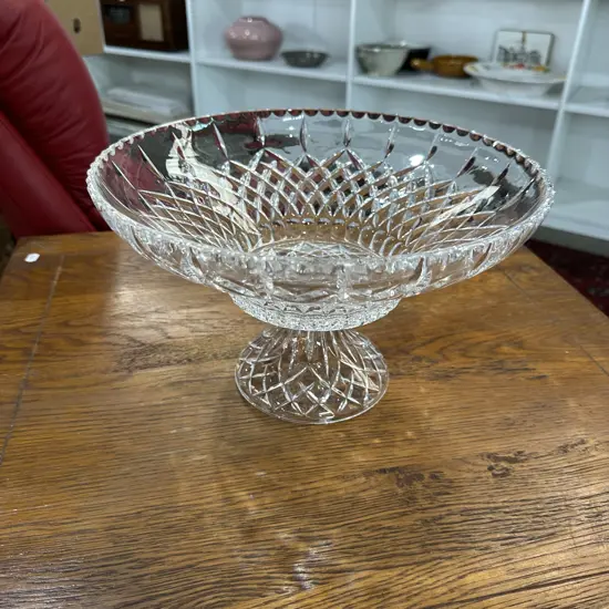 Large crystal bowl