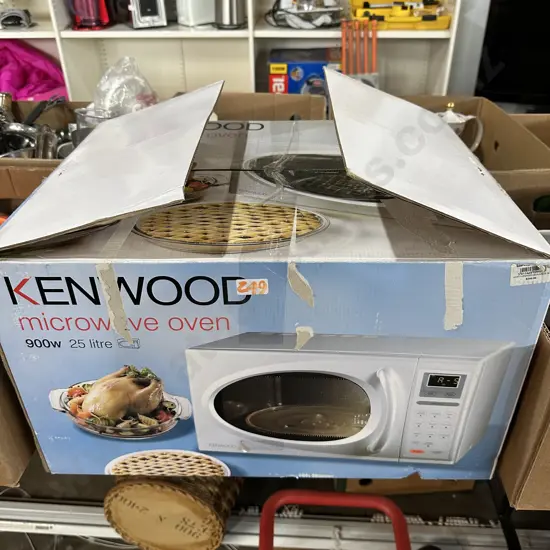 Microwave still in box