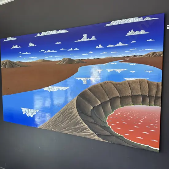 CRATER OF LIFE 2140x1220 in the East African Rift Valley where mankind started. Gallery price approx 25k