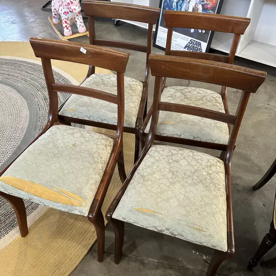 4 dining chairs