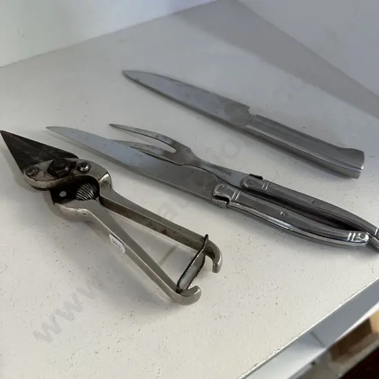 French carvers, pruners & knife