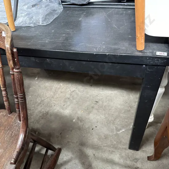 Large black table