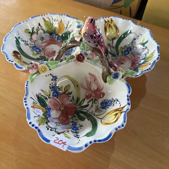 Decorative dish (small chip)