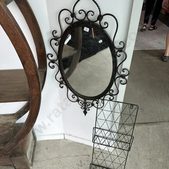 Metal frames mirror