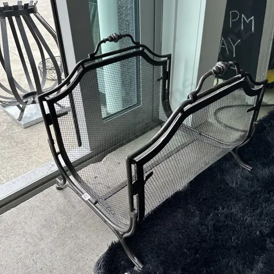 Fireside wood holder