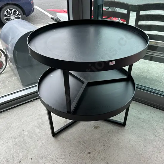 Pr side tables 700mm