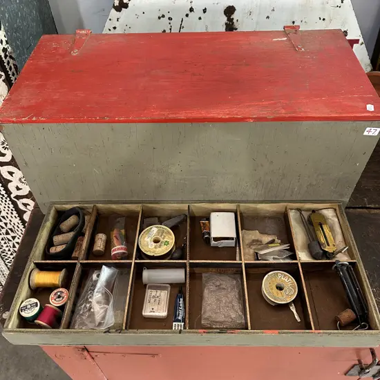 Fishing box and tackle